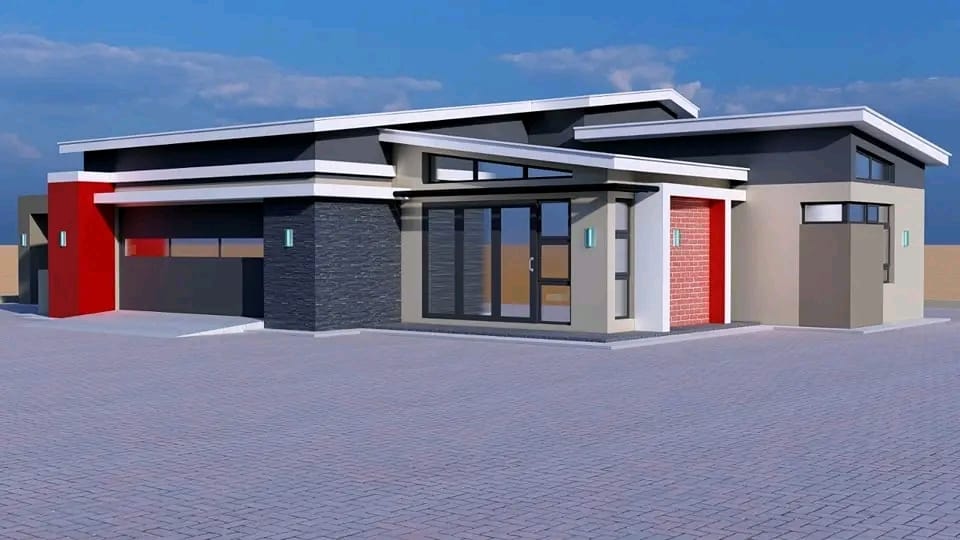 3D House Design Rendering